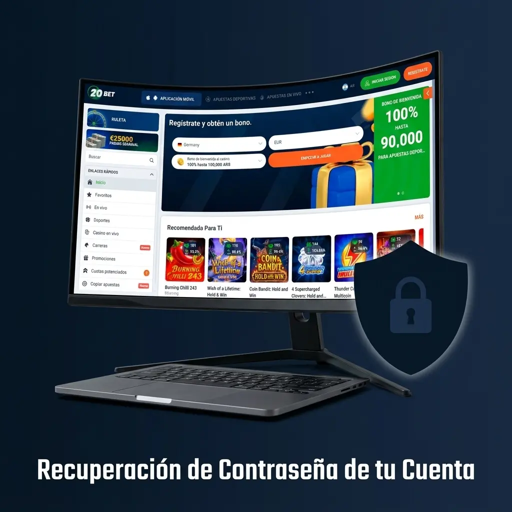 Pasos para recuperar la contraseña de tu cuenta 20bet desde el sitio web o la app de forma rápida y segura