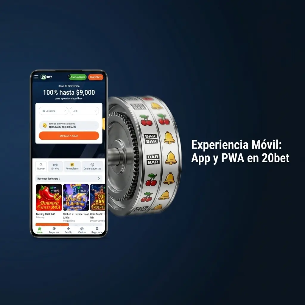 App y PWA de 20bet en celular: rendimiento estable, menos datos y sesión activa sin interrupciones