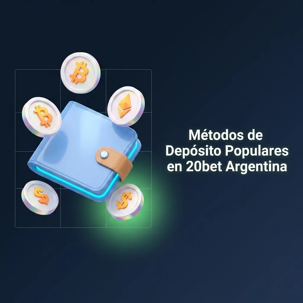 Métodos de depósito en 20bet Argentina: Visa, Mastercard, criptomonedas, billeteras digitales y más opciones